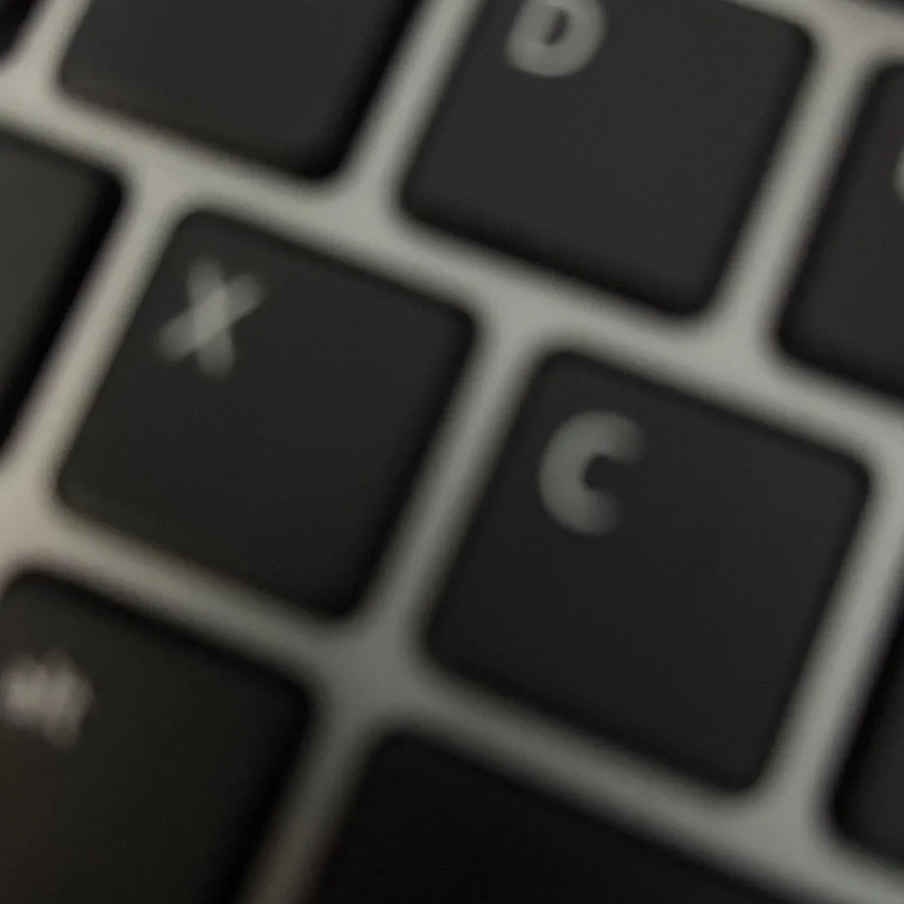 Sleek Black and Silver Laptop Keyboard